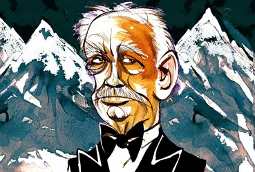 Richard Strauss - Farbkarikatur
